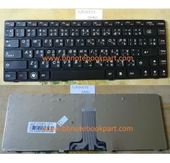 Lenovo Keyboard คีย์บอร์ด G480 G480  G480A  /  G485  /  Z380  Z480 Z485 /  / G400 G405 Series ภาษาไทย/อังกฤษ
